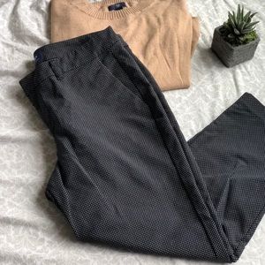 Polka dot crop pants